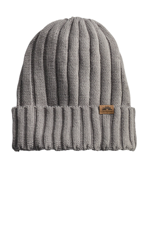 Front View of AlloyGray LIMITED EDITION Spacecraft Throwback Beanie SPC10