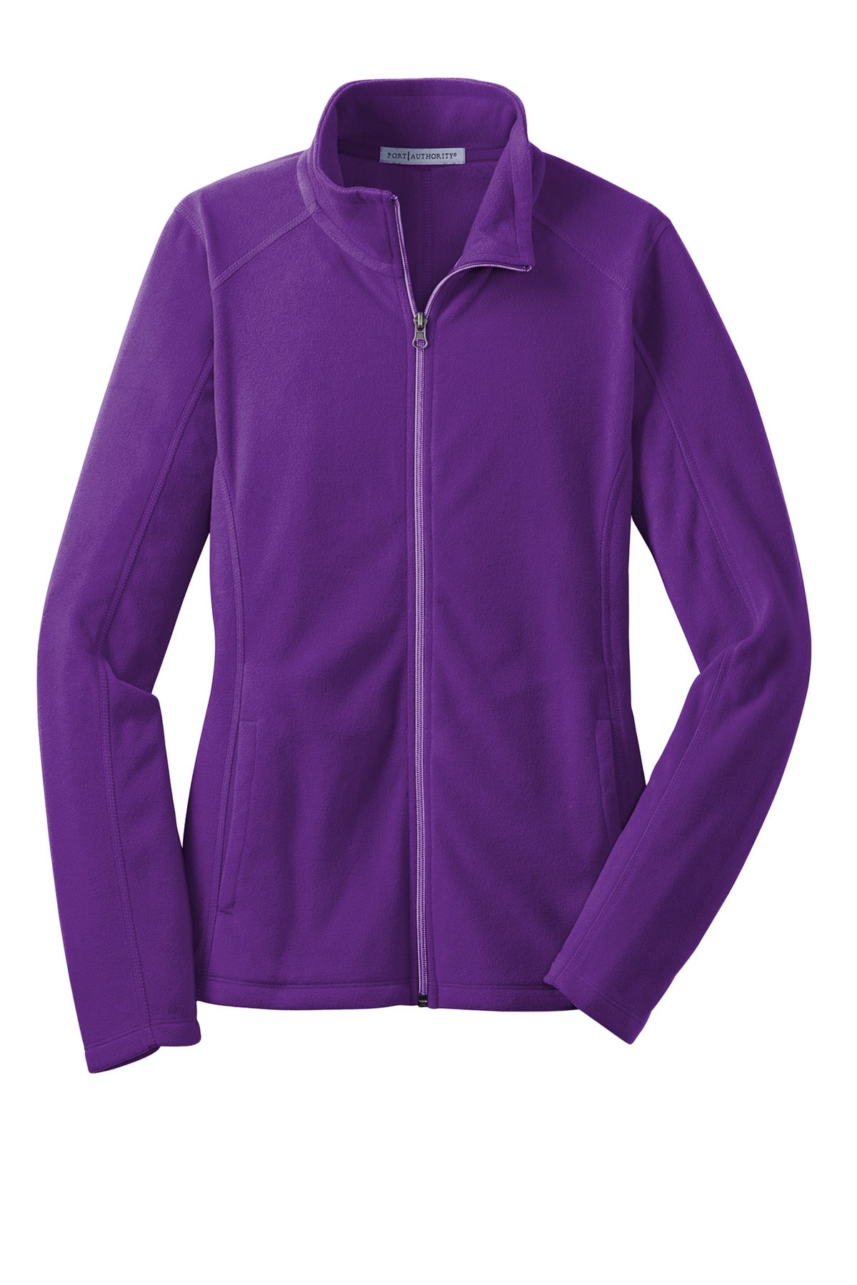 Front View of Amethyst Purpl Port Authority Women's Microfleece Jacket. L223