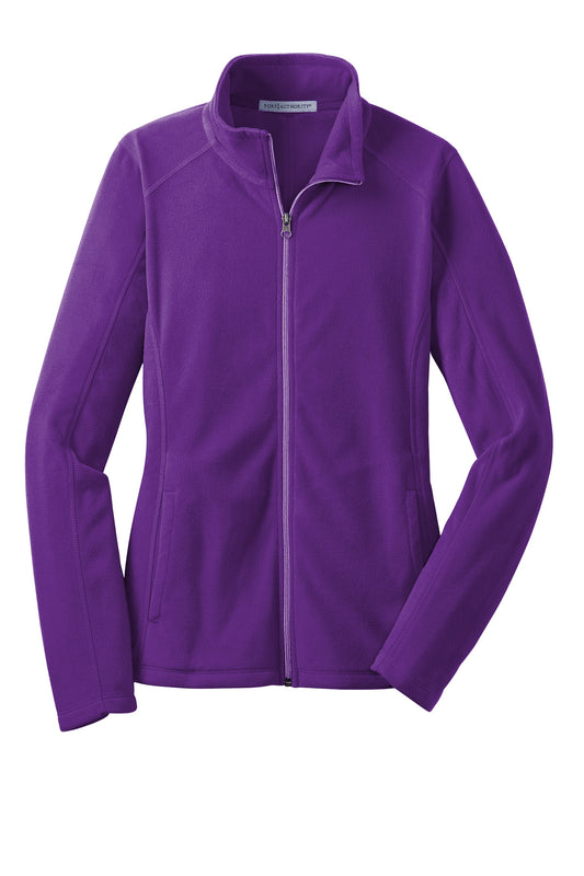 Front View of Amethyst Purpl Port Authority Women's Microfleece Jacket. L223