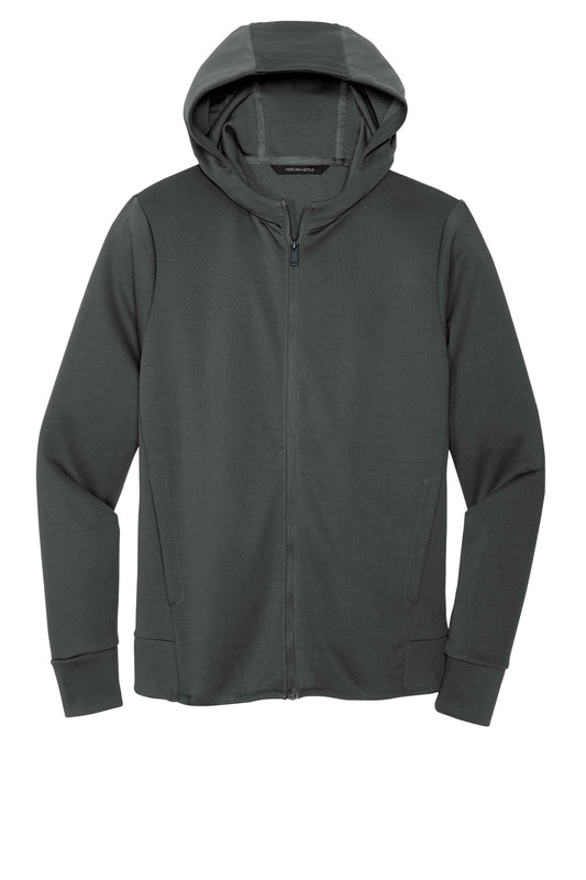 Front View of AnchorGrey Mercer+Mettle Double-Knit Full-Zip Hoodie MM3002