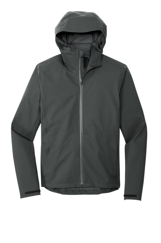 Front View of AnchorGrey Mercer+Mettle Waterproof Rain Shell MM7000