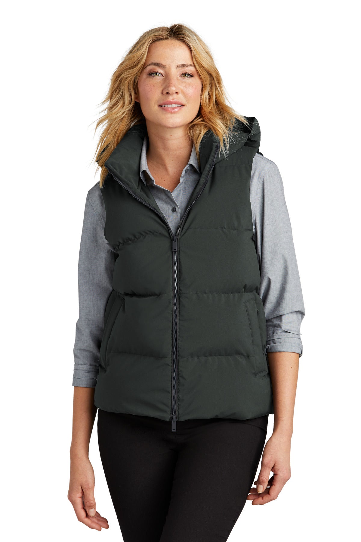 Front View of AnchorGrey Mercer+Mettle Women's Puffy Vest MM7217