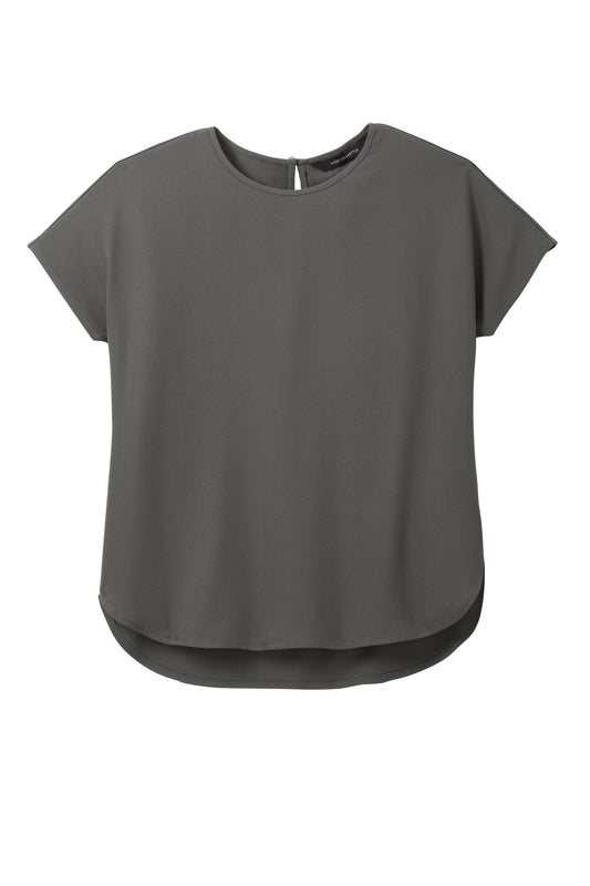 Front View of AnchorGrey Mercer+Mettle Women's Stretch Crepe Crew MM2015