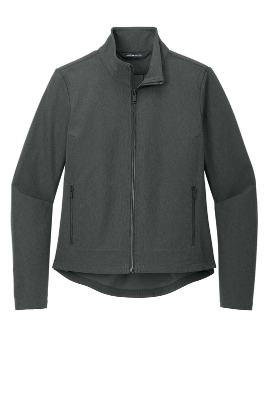Front View of AnchorGyHt Mercer+Mettle Women's Stretch Soft Shell Jacket MM7103