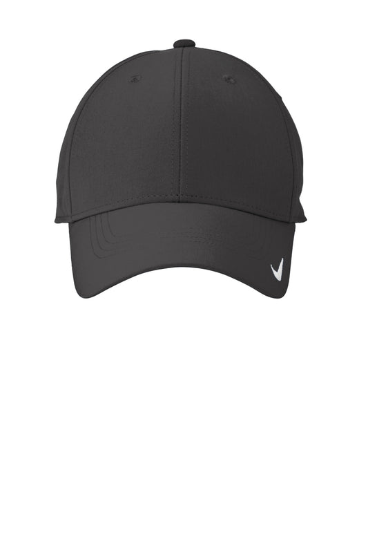 Front View of Anthracite Nike Dri-FIT Legacy Cap NKFB6447