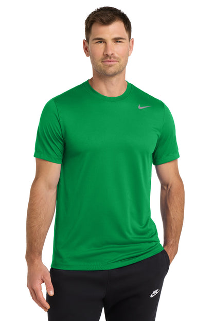 Front View of AppleGreen Nike Team rLegend Tee DV7299