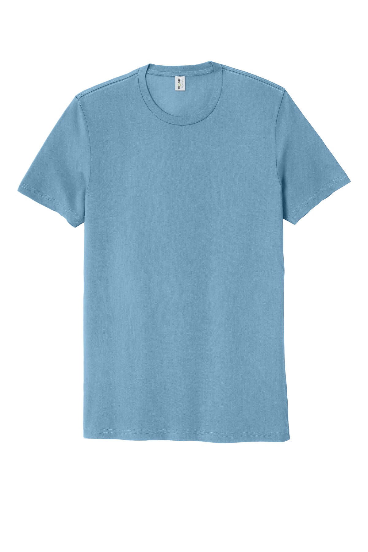 Front View of ArcticBlue Allmade Unisex Organic Cotton Tee. AL2100