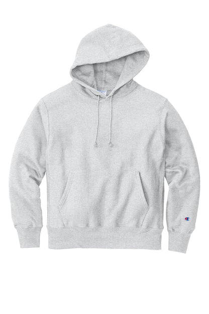 Front View of Ash Champion Reverse Weave Hooded Sweatshirt S101