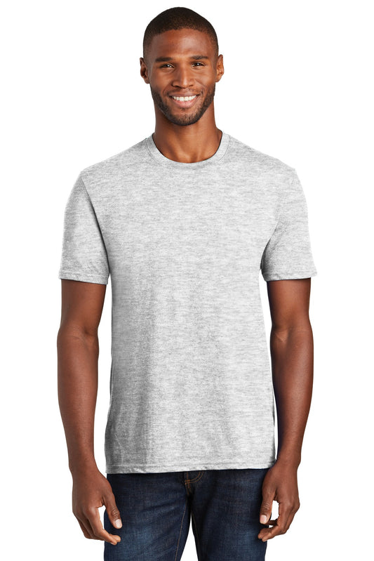 Front View of Ash Port & Company Fan Favorite Blend Tee. PC455