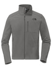 Front View of Asphalt Grey The North Face Apex Barrier Soft Shell Jacket. NF0A3LGT