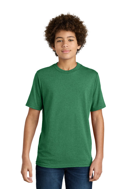 Front View of AthKelGnHt Port & Company Youth CVC Tee PC340Y