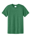 Front View of AthKelGnHt Port & Company Youth CVC Tee PC340Y