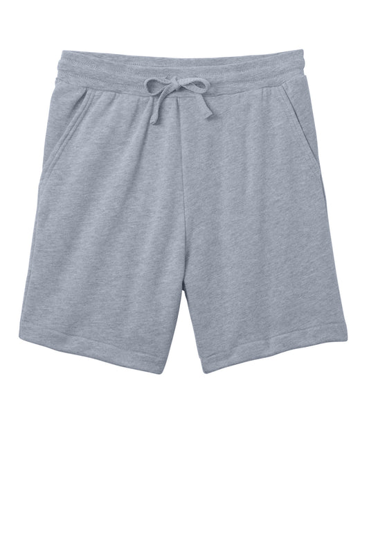 Front View of AthlHthr BELLA+CANVAS Unisex Sponge Fleece Sweatshort BC3724
