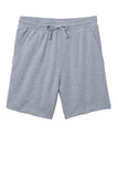 Front View of AthlHthr BELLA+CANVAS Unisex Sponge Fleece Sweatshort BC3724
