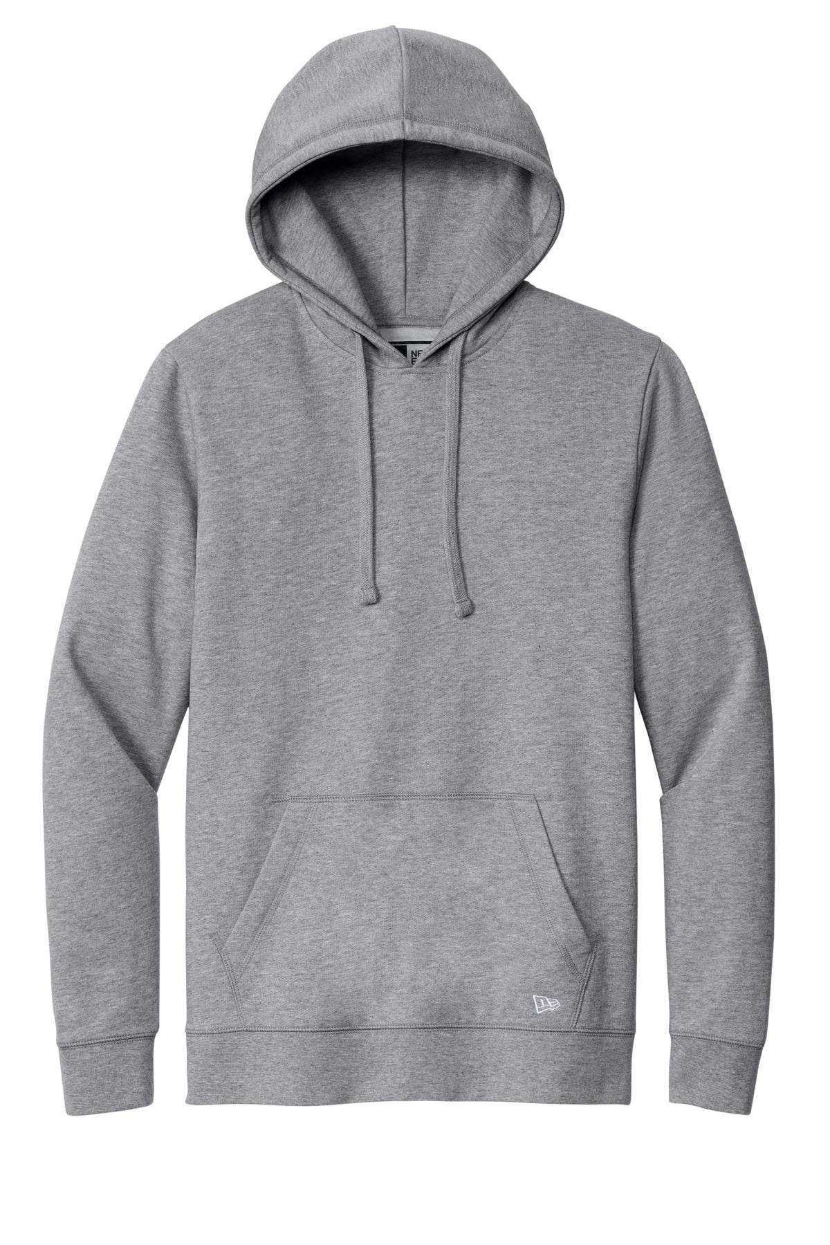 Front View of AthlHthr New Era Comeback Fleece Pullover Hoodie NEA550