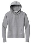 Front View of AthlHthr New Era Women's Comeback Fleece Pullover Hoodie LNEA550