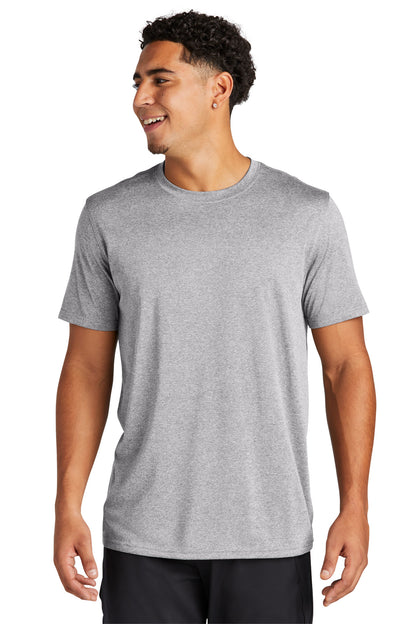 Front View of AthlHthr Sport-Tek Echo Tee ST760