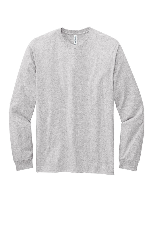 Front View of AthlHthr Volunteer Knitwear All-American Long Sleeve Tee VL100LS