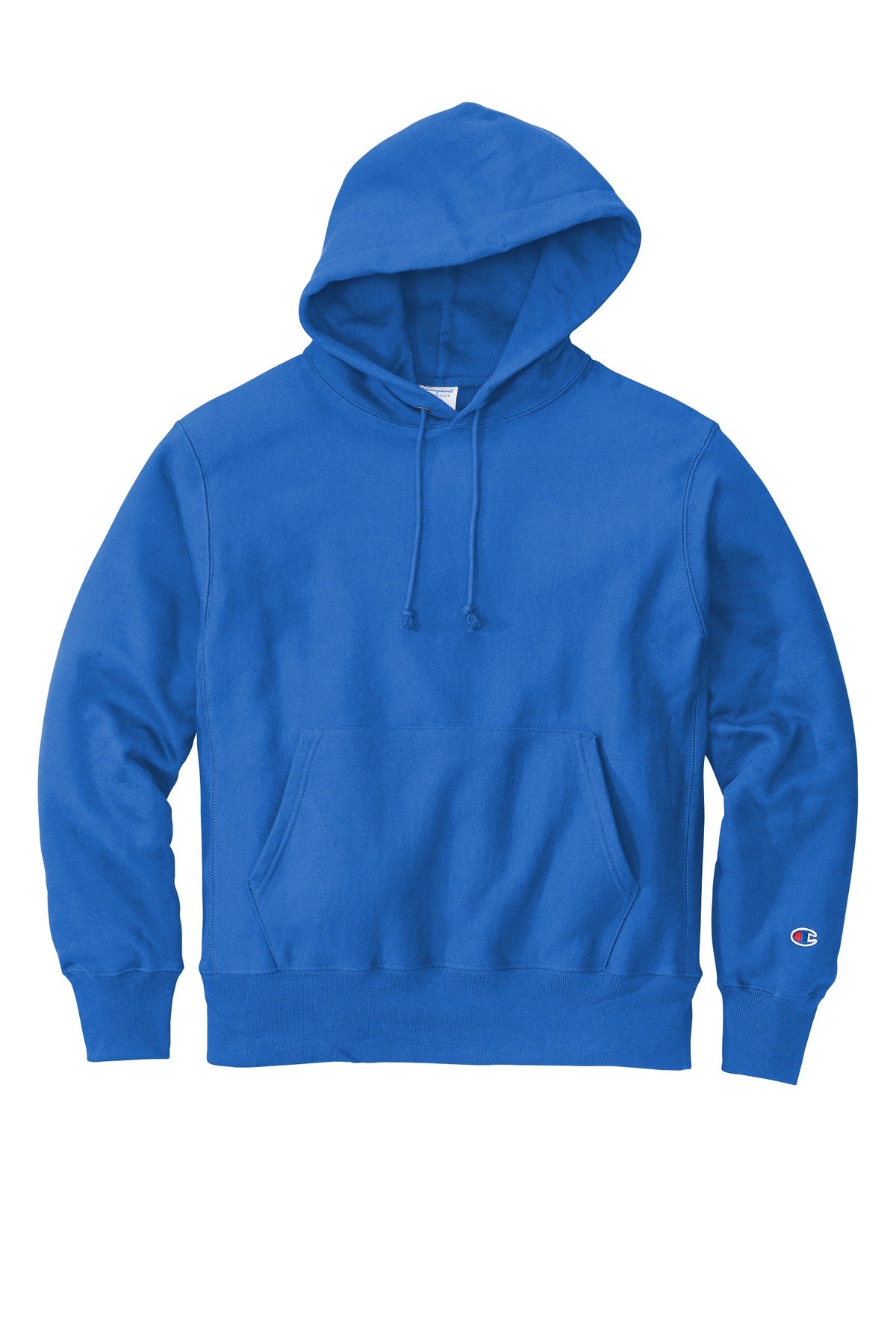 Front View of AthlRoyal Champion Reverse Weave Hooded Sweatshirt S101