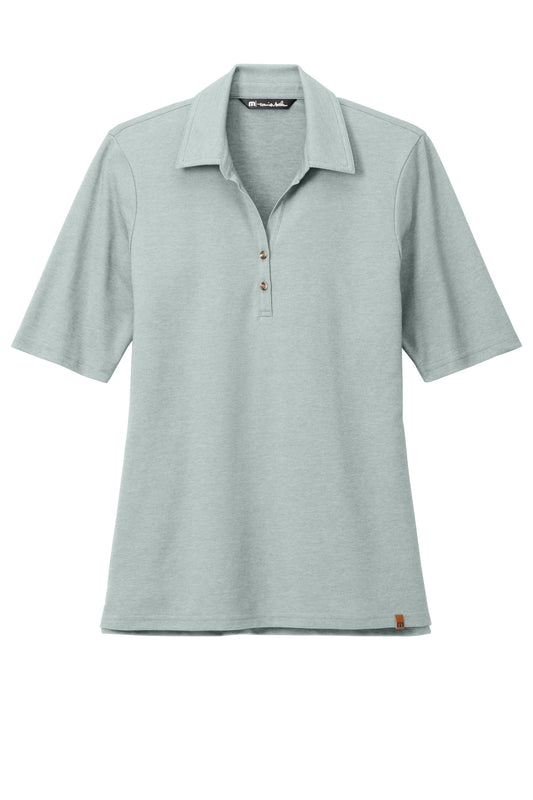 Front View of BalsmGrnHt TravisMathew Women's Sunsetters Polo TM1LD004