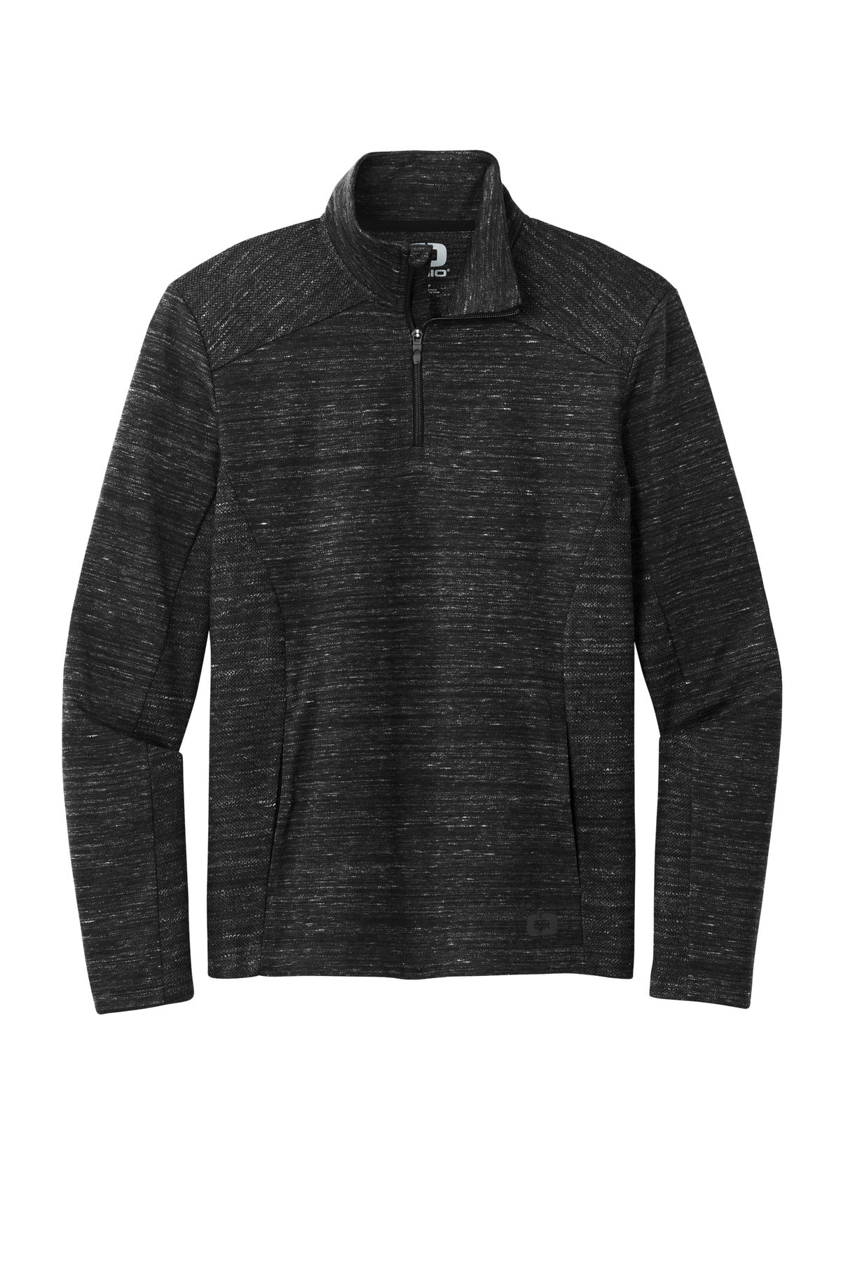 Front View of BktpHthr OGIO Flux 1/4-Zip OG823