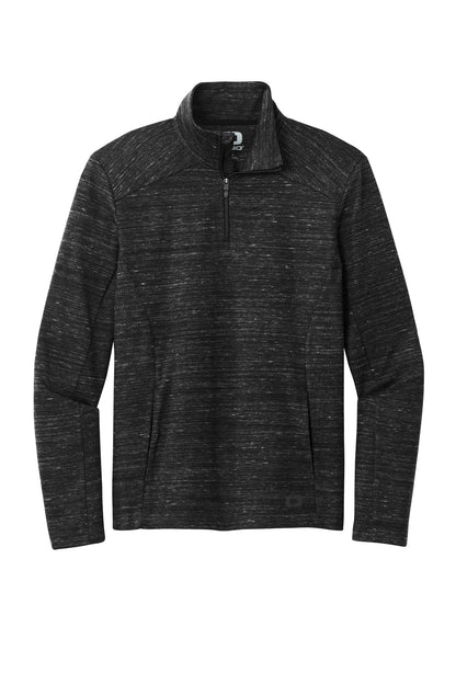 Front View of BktpHthr OGIO Flux 1/4-Zip OG823