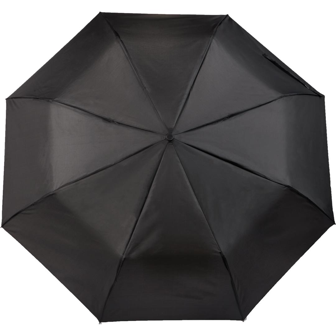 Front View of Black 42" Weather Station Auto Open/Close Folding plain