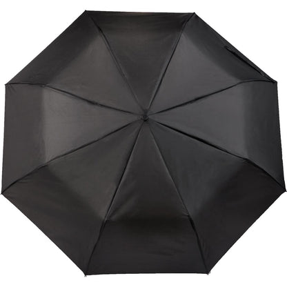 Front View of Black 42" Weather Station Auto Open/Close Folding plain