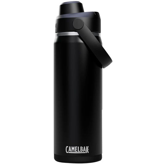 Front View of Black CamelBak Thrive™ Chug VSS 20oz plain