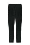 Front View of Black Carhartt Force Women's Midweight Utility Legging CT102482