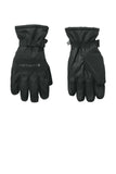 Front View of Black Carhartt Waterproof Insulated Glove CTGL0511