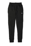 Front View of Black Champion Reverse Weave Jogger RW25