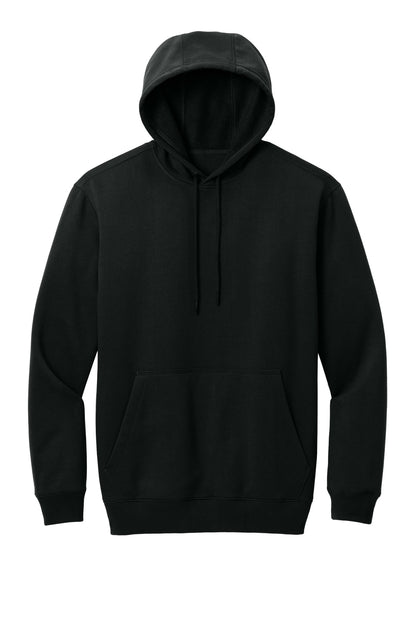 Front View of Black CornerStone Tough Fleece Pullover Hoodie CSF630