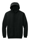 Front View of Black CornerStone Tough Fleece Pullover Hoodie CSF630