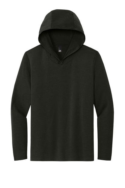 Front View of Black District Perfect Tri Long Sleeve Hoodie. DM139