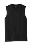 Front View of Black District V.I.T Muscle Tank DT6300