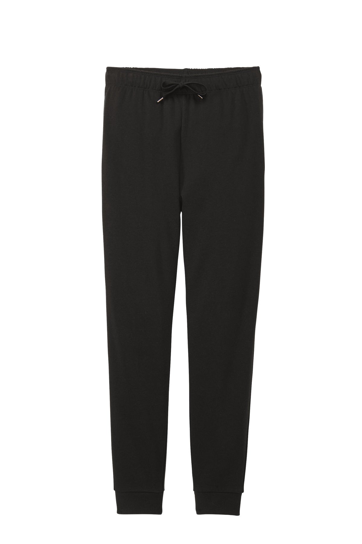Front View of Black District Women's Perfect Tri Fleece Jogger DT1310