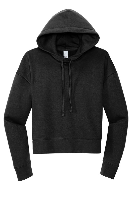Front View of Black District Women's V.I.T. Fleece Hoodie DT6101