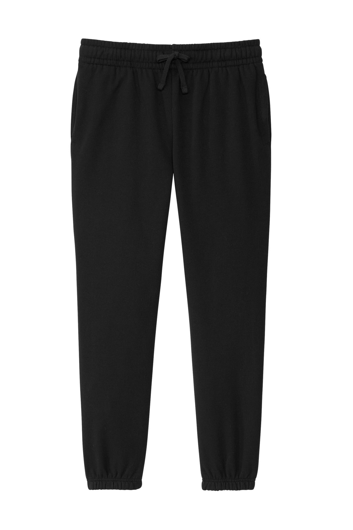 Front View of Black District Women's V.I.T. Fleece Sweatpant DT6110