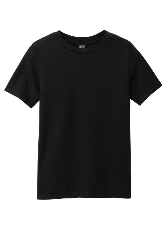 Front View of Black District Youth Perfect Blend CVC Tee DT108Y