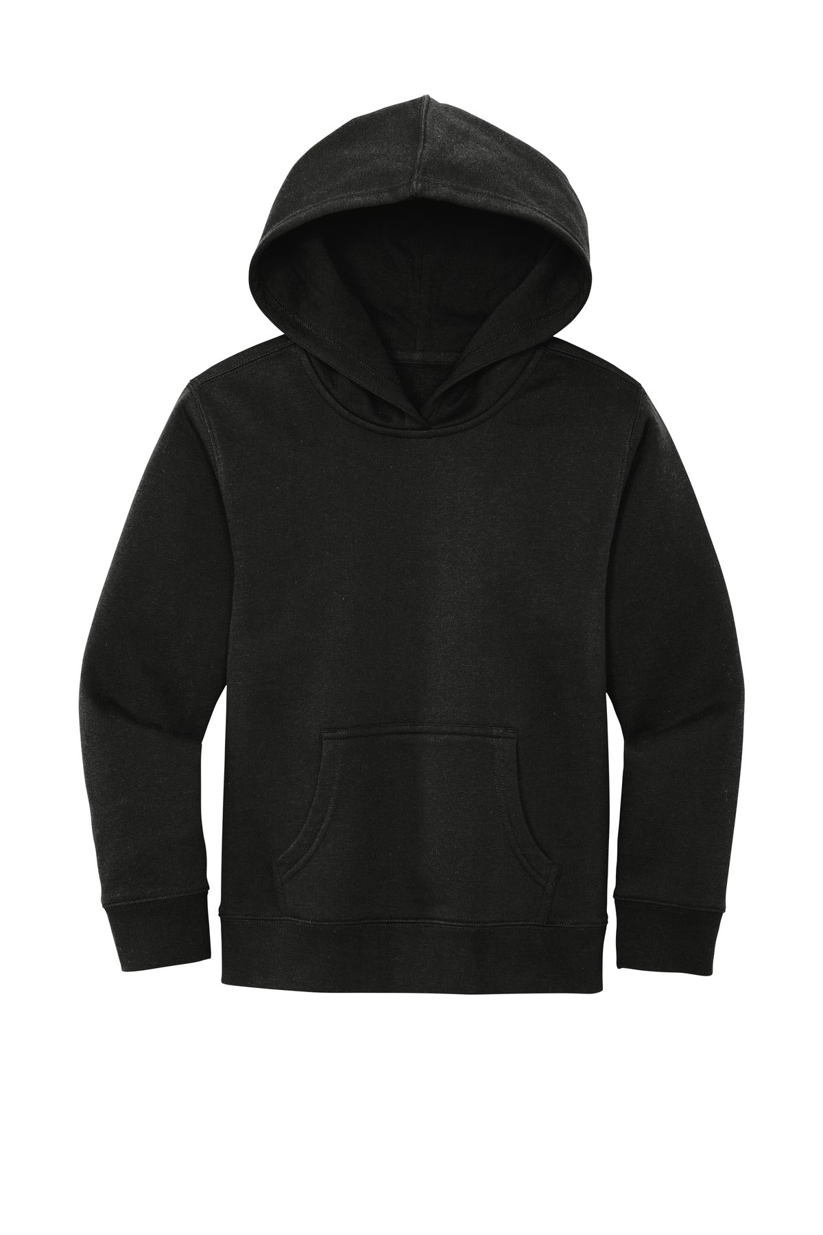 Front View of Black District Youth V.I.T. Fleece Hoodie DT6100Y