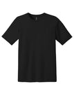 Front View of Black Gildan 100% Ring Spun Cotton T-Shirt. 980