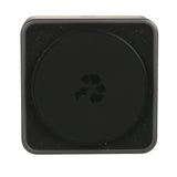 Front View of Black Nimble Pivot 3-in-1 Wireless Compact Charger plain