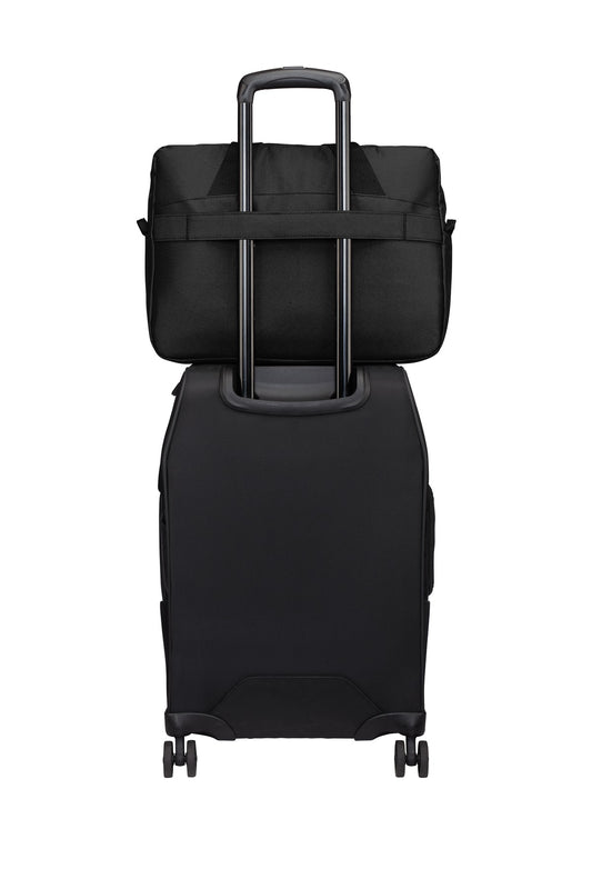 Front View of Black Port Authority City Briefcase. BG322