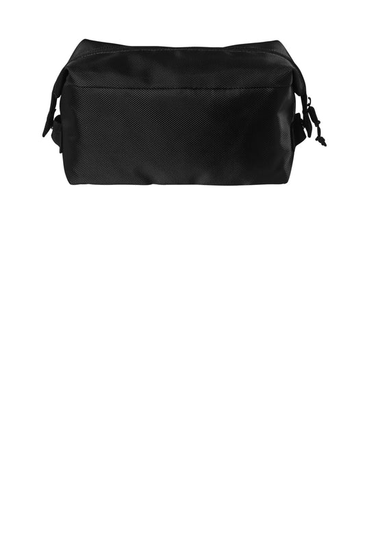 Front View of Black Port Authority Travel Bag BG751