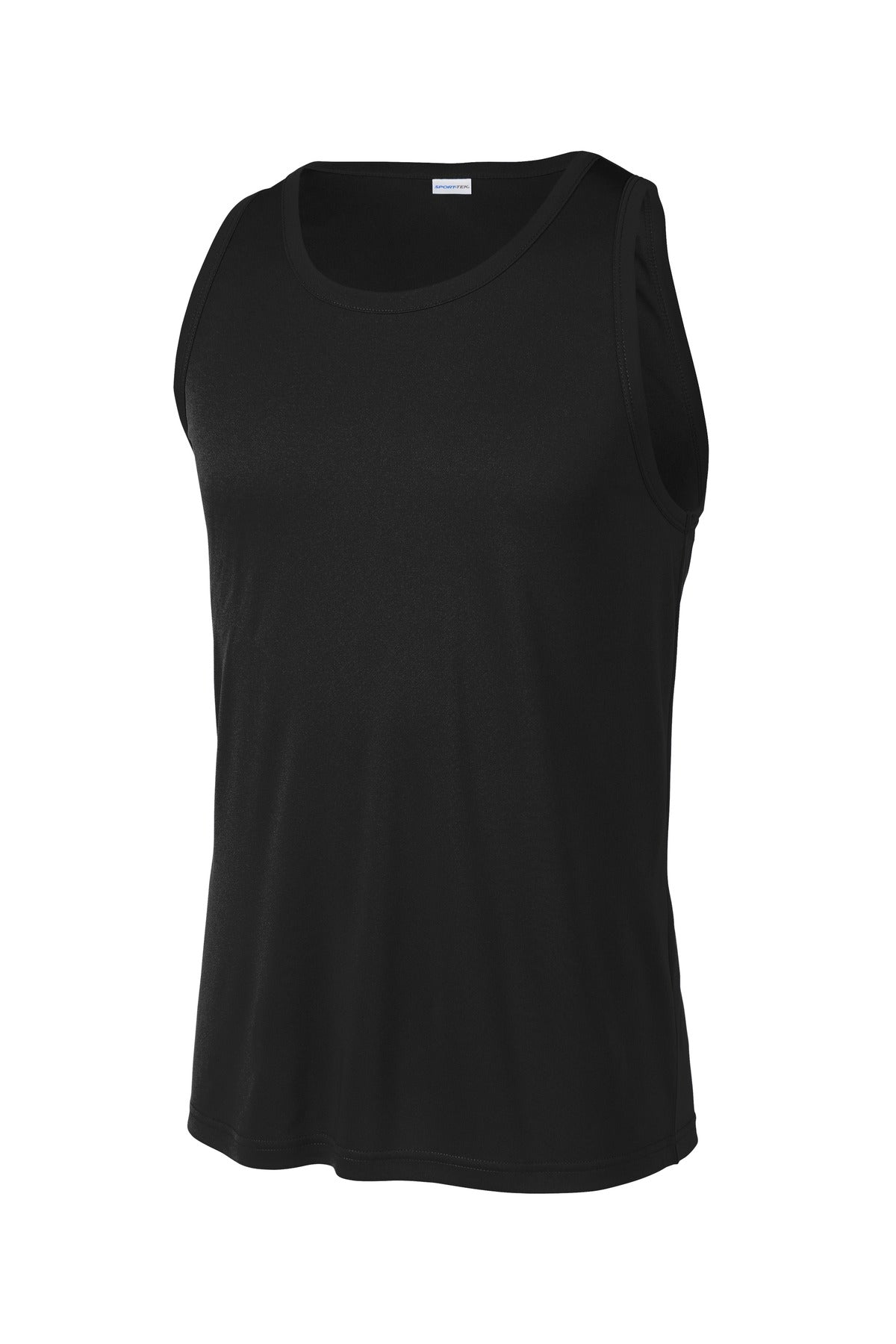 Front View of Black Sport-Tek PosiCharge Competitor Tank. ST356