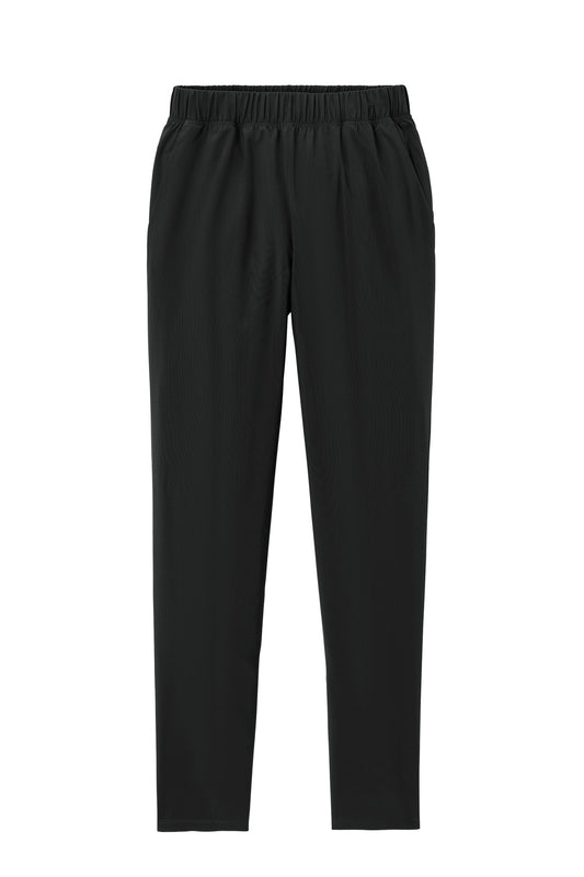 Front View of Black Sport-Tek Repeat Pant PST485