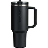 Front View of Black Stanley Quencher ProTour Tumbler 30oz plain