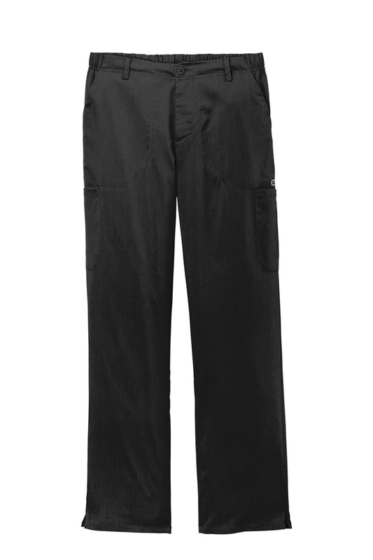 Front View of Black Wink Men's Premiere Flex Cargo Pant WW5058