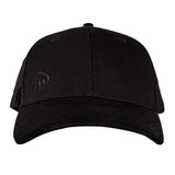 Front View of Black Wolverine Pencil Cap plain